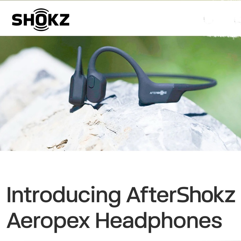 AfterShokz Aeropex Black Headphones